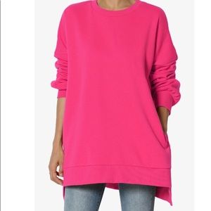 Zenana oversized sweatshirt with pockets
